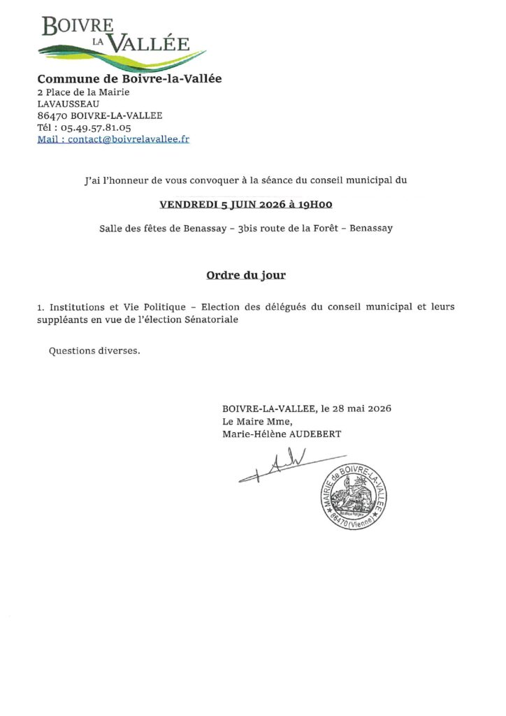 thumbnail of Ordre du jour CM – 20260604