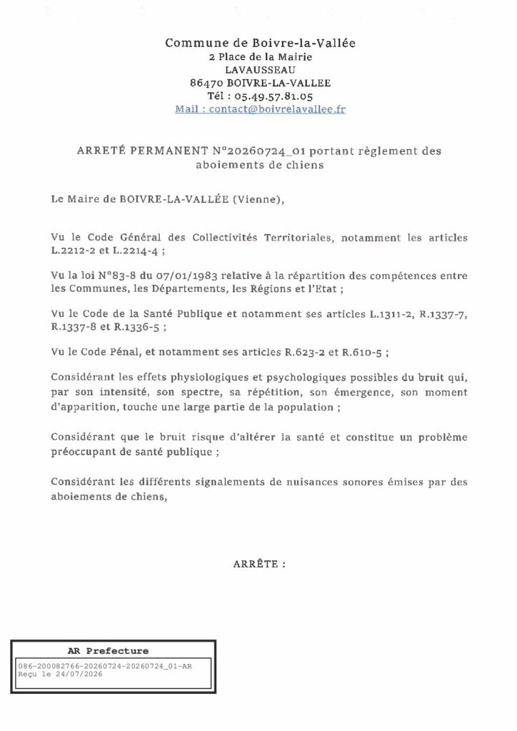 thumbnail of AR 20260724_01 – Réglement des aboiements de chiens