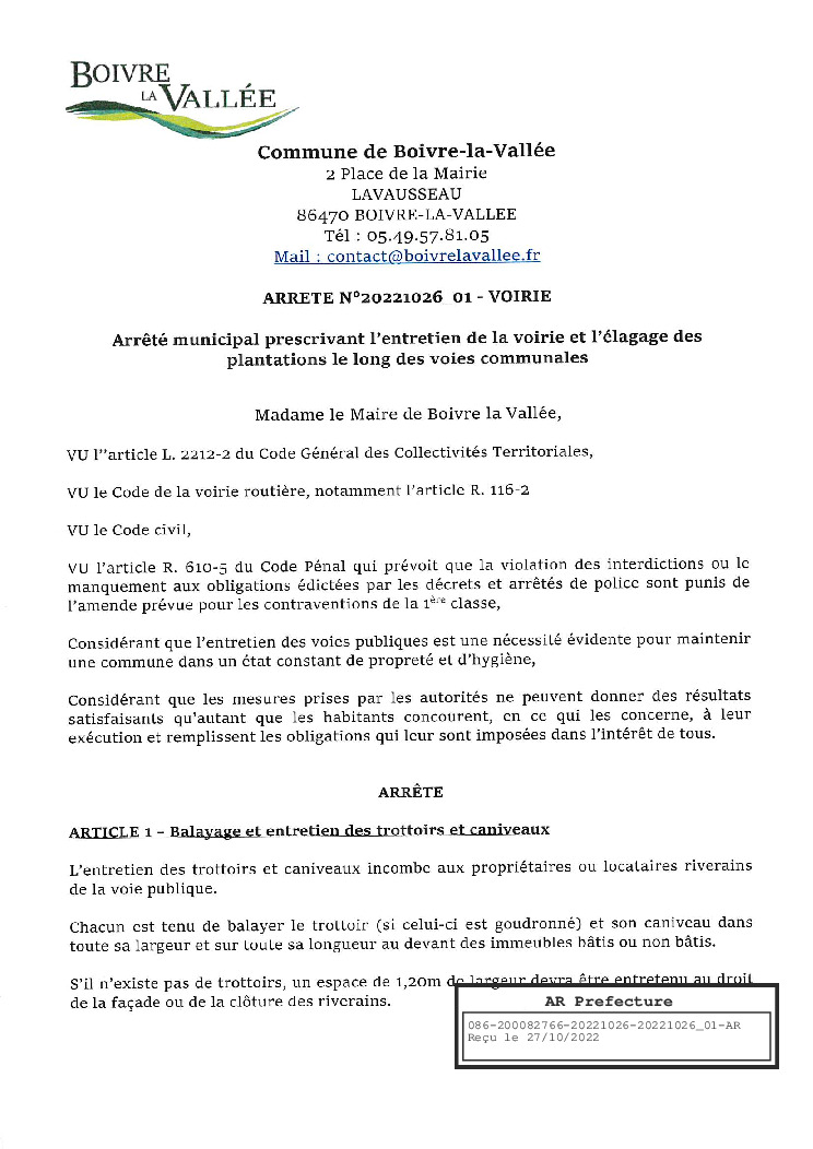 thumbnail of AR 20221026_01 – Entretien de la voirie et élagage