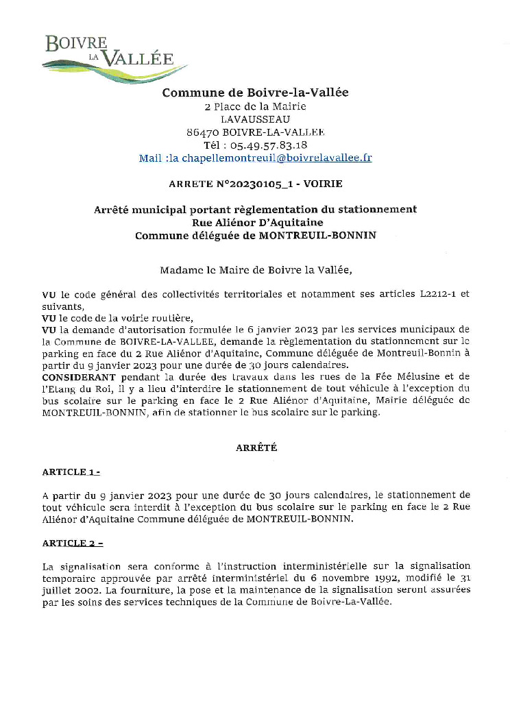 thumbnail of ARRETE-20230106_1-STATIONNEMENT-PARKIN-MB-ALIENOR-A