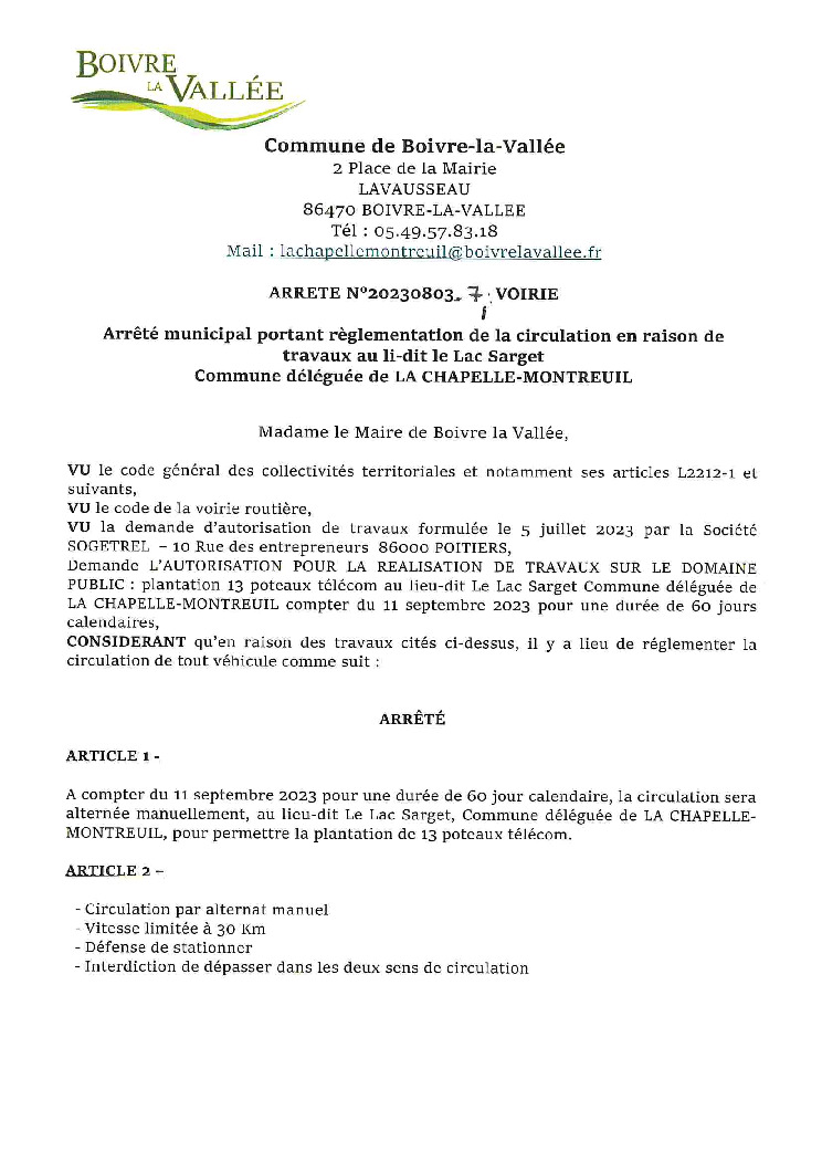 thumbnail of ARRETE-VOIRIE-20230803_07-SOGETREL-13-POTEAUX-LA-LAC-SARGET-LCM