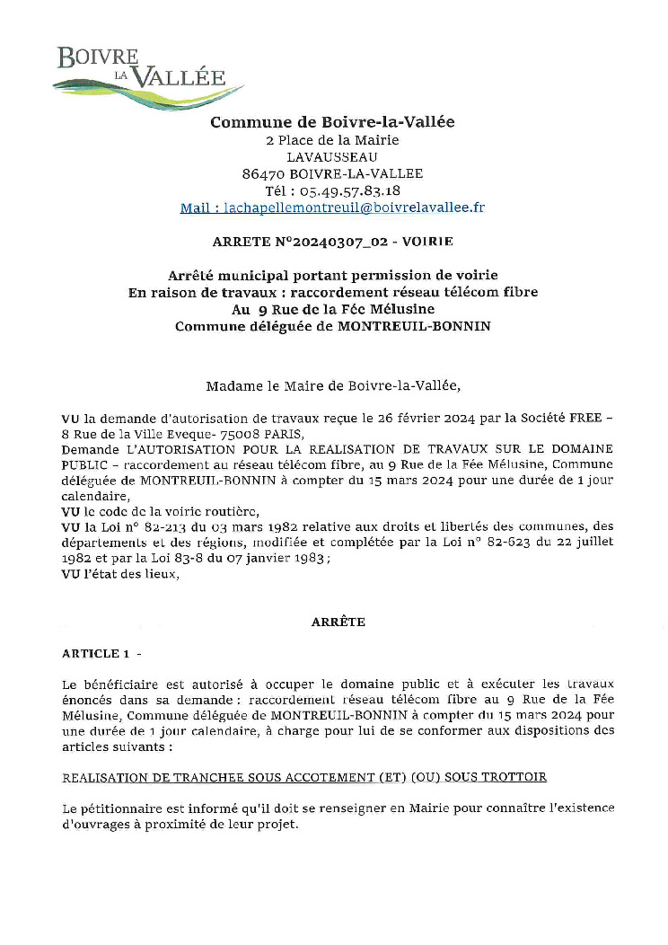 thumbnail of ARRETE-PERMISSION-VOIRE-N°-20240307_02-FREE-RACCORDEMENT-FIBRE-9-RUE-DE-LA-FEE-MELUSINE-MB