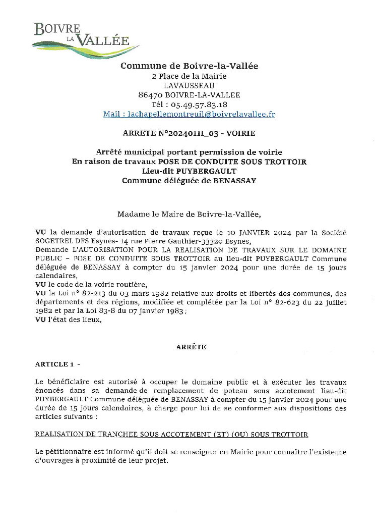 thumbnail of ARRETE-PERMISSION-VOIRIE-N°-20240111_02-SOGETREL-PUYBERGAULT