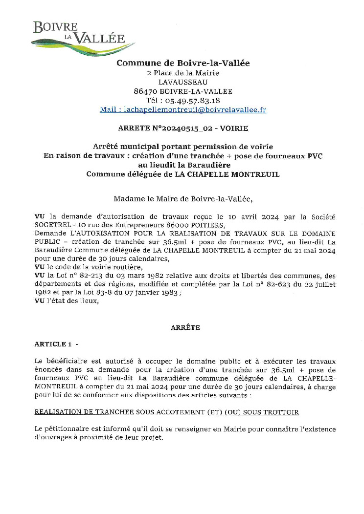 thumbnail of ARRETE-PERMISSION-VOIRIE-N°-20240515_02-SOGETREL-TRANCHEE-A-LA-BARAUDIERE-LCM