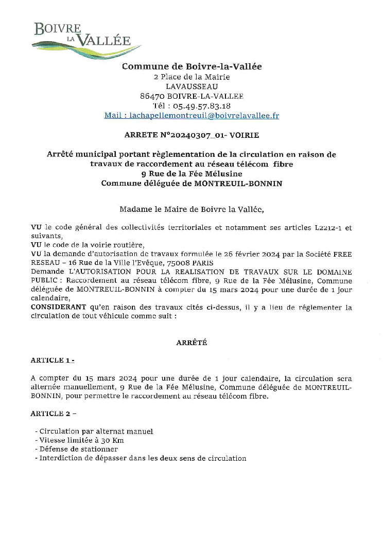thumbnail of ARRETE-VOIRIE-20240307_01-FREE-RACCORDEMENT-FIBRE-9-RUE-DE-LA-FEE-MELUSINE-MB