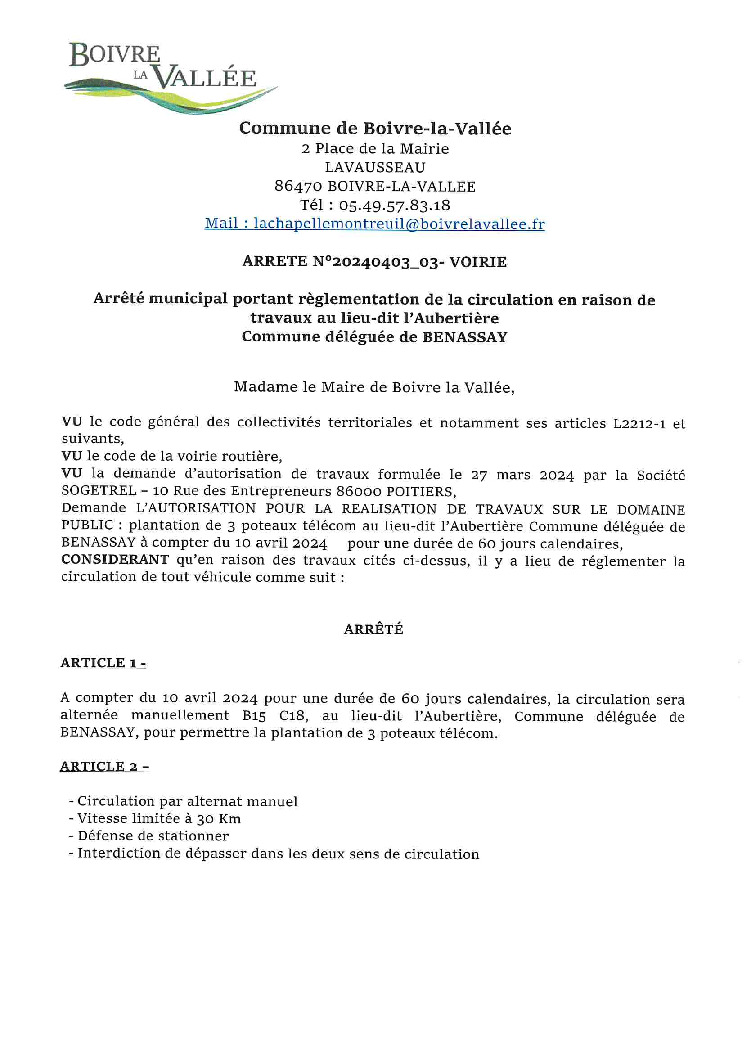 thumbnail of ARRETE-VOIRIE-N°-20240403_03-SOGETREL-PLATATION-3-POTEAUX-LAUBERTIERE-BENA