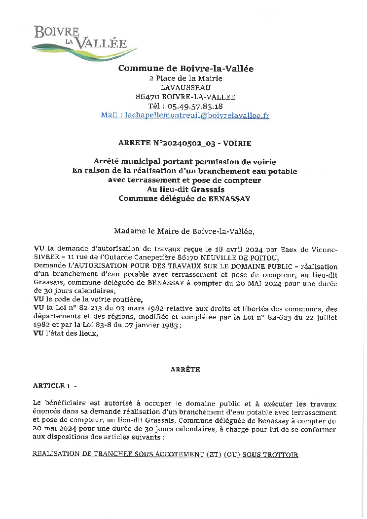 thumbnail of ARRETE-VOIRIE-N°-20240502_03-EAUX-DE-VIENNE-POSE-DE-COMPTEUR-GRASSAIS-BEN