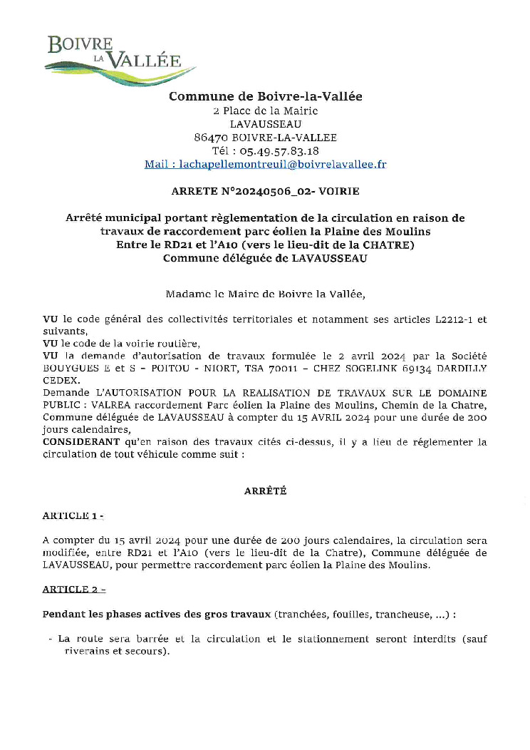 thumbnail of ARRETE-VOIRIE-N°-20240506_02-BOUYGUES-RACCORDEMENT-PARC-EOLIEN-PLAINE-DES-MOULINS-LAV