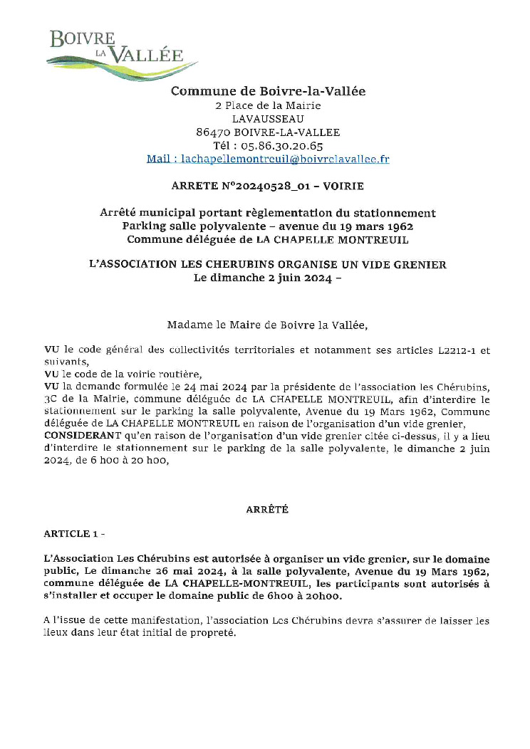 thumbnail of ARRETE-VOIRIE-N°-20240528_01-LES-CHERUBINS-VIDE-GRENIER-SALLE-POLYVALENTE-LCM