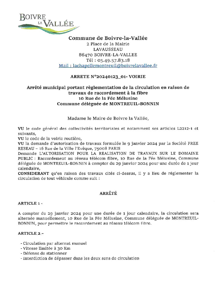 thumbnail of ARRETE-VOIRIE-N°20240123_01-FREE-RACCORDEMENT-FIBRE-10-RUE-DE-LA-FEE-MELUSINE-MB