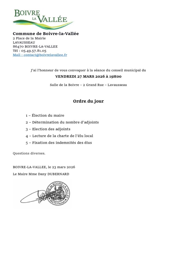 thumbnail of Ordre du jour CM – 20260327