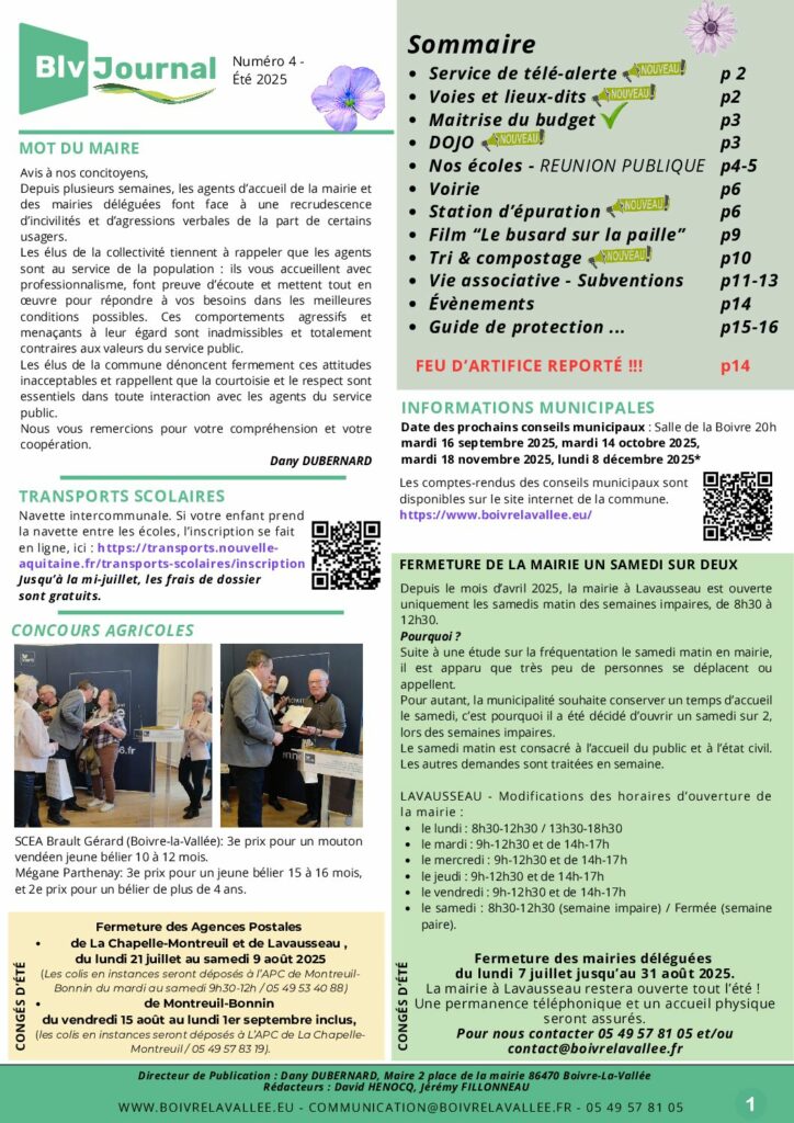 thumbnail of 2025 – BLV Journal N°4 – Été