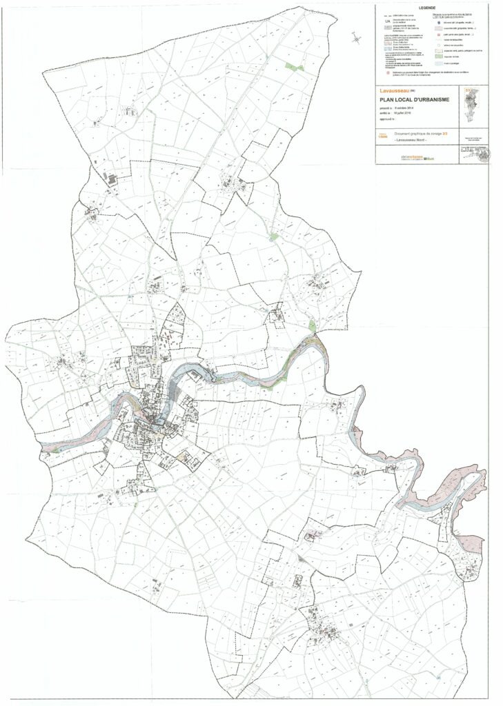 thumbnail of Carte PLU – Lavausseau Nord